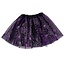 Halloween Lichtgevend Rokje/Tutu - Zwart met Paars