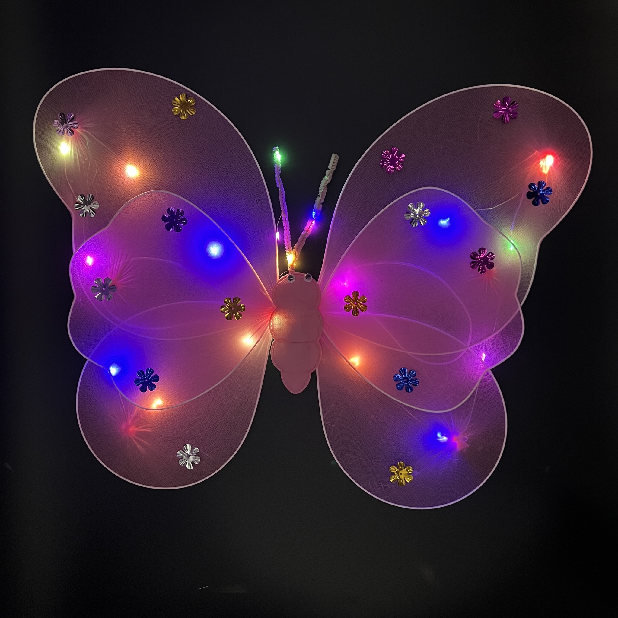 Lichtgevende Vlinder Vleugeltjes Lichtroze Voor meisjes LED