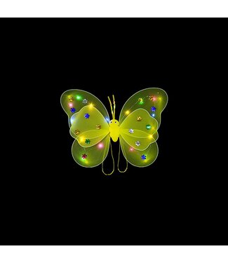 Lichtgevende Vlinder Vleugeltjes - Geel