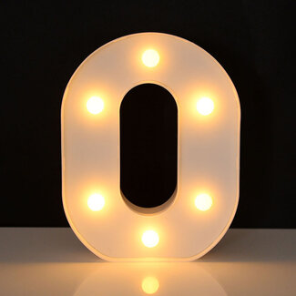 Lichtgevende Cijfers - 22 cm - Wit - LED