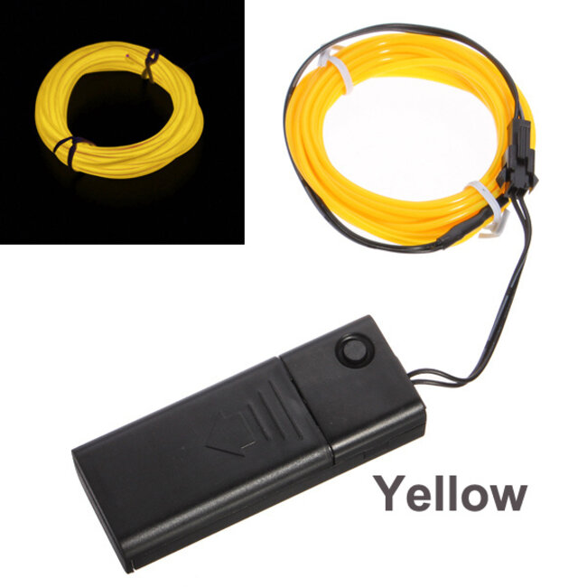 EL Wire Op Batterij - 1 Meter