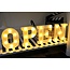 Lichtgevende Letters OPEN - Wit - LED