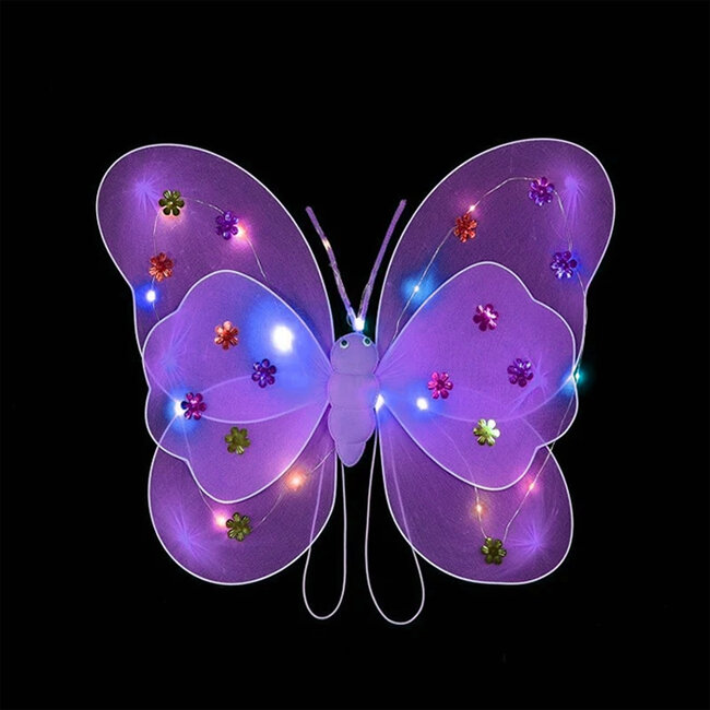 Lichtgevende Vlinder Vleugeltjes - Voor meisjes - LED