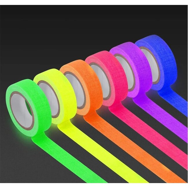 Neon UV Feestpakket - Blacklight Verlichting & Glow In The Dark Versiering