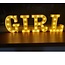 Lichtgevende Letters GIRL - Wit - LED