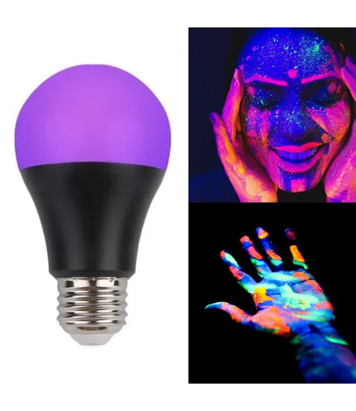 UV Blacklight Lamp - E27 Fitting - Neon Feestverlichting