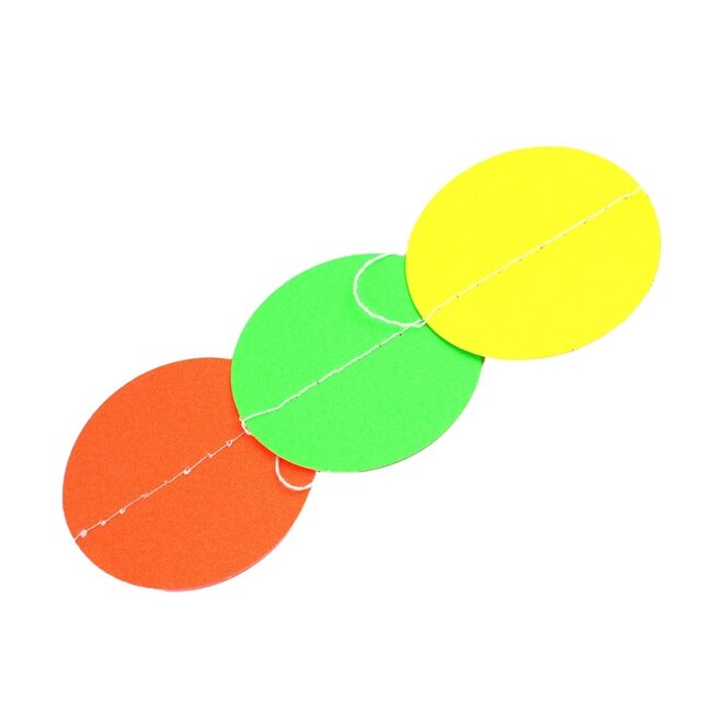 Neon Slinger Rondjes - 3 Meter - UV Blacklight Versiering