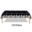 Neon Plastic Tafelkleed voor Blacklight - Met Hartjes