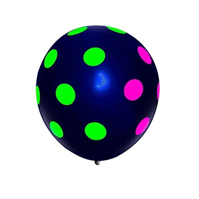 Neon Blacklight Ballonnen Set - 5 Stuks