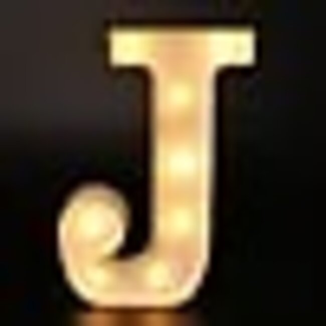 Lichtgevende Letters - 16 cm - Wit - LED