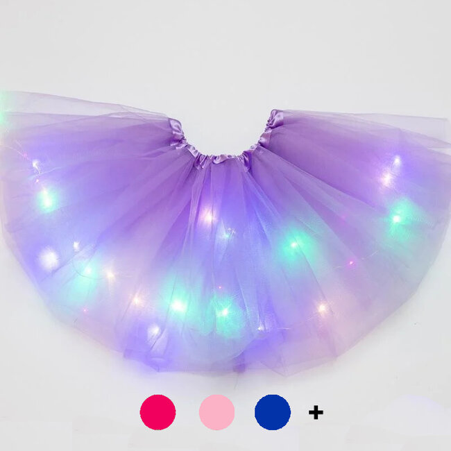 LED Rokje/Tutu Mini met Gekleurde RGB Verlichting