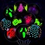 Halloween Neon Ballonnen Set - 10 Stuks