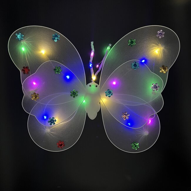 Lichtgevende Vlinder Vleugeltjes - Voor meisjes - LED