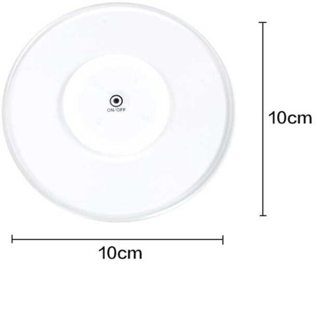Lichtgevende Onderzetter Rond - RGB kleuren - LED