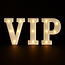 Lichtgevende Letters VIP - Wit - LED