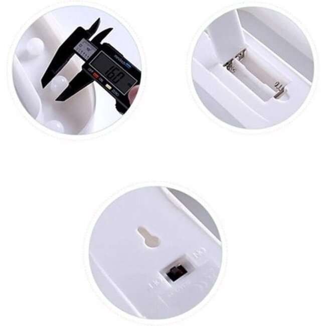 Lichtgevende Cijfers 2026 - Wit - LED