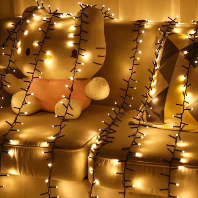 Cluster Kerstverlichting - Warm wit - Voor Buiten