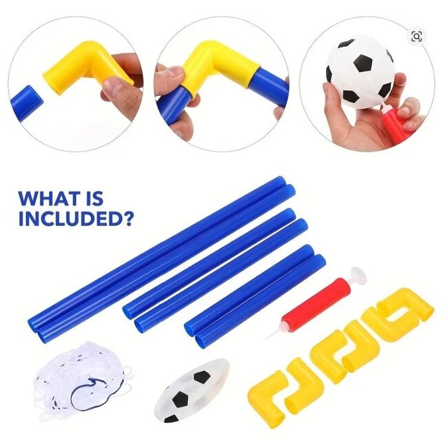Voetbal Doel Mini Voetbaldoel voor Kinderen – 44x31x24cm
