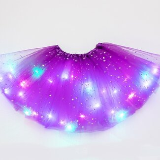 LED Rokje/Tutu Mini met Gekleurde RGB Verlichting