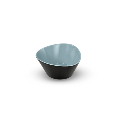 Rössler Porzellan Rössler Schale 60s blau
