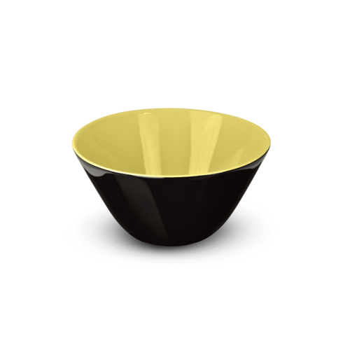 Rössler Porzellan Rössler Salatschüssel 60s gelb