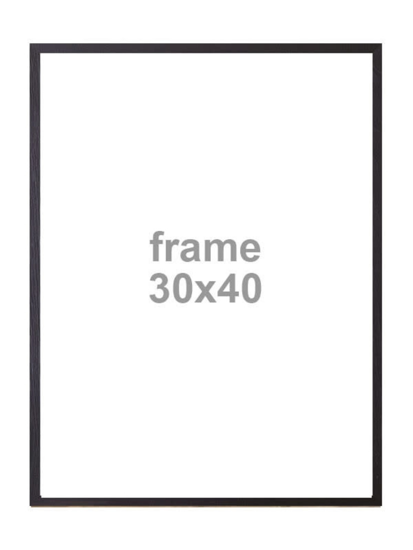 Frame Black 30x40cm - yamatuti.ch