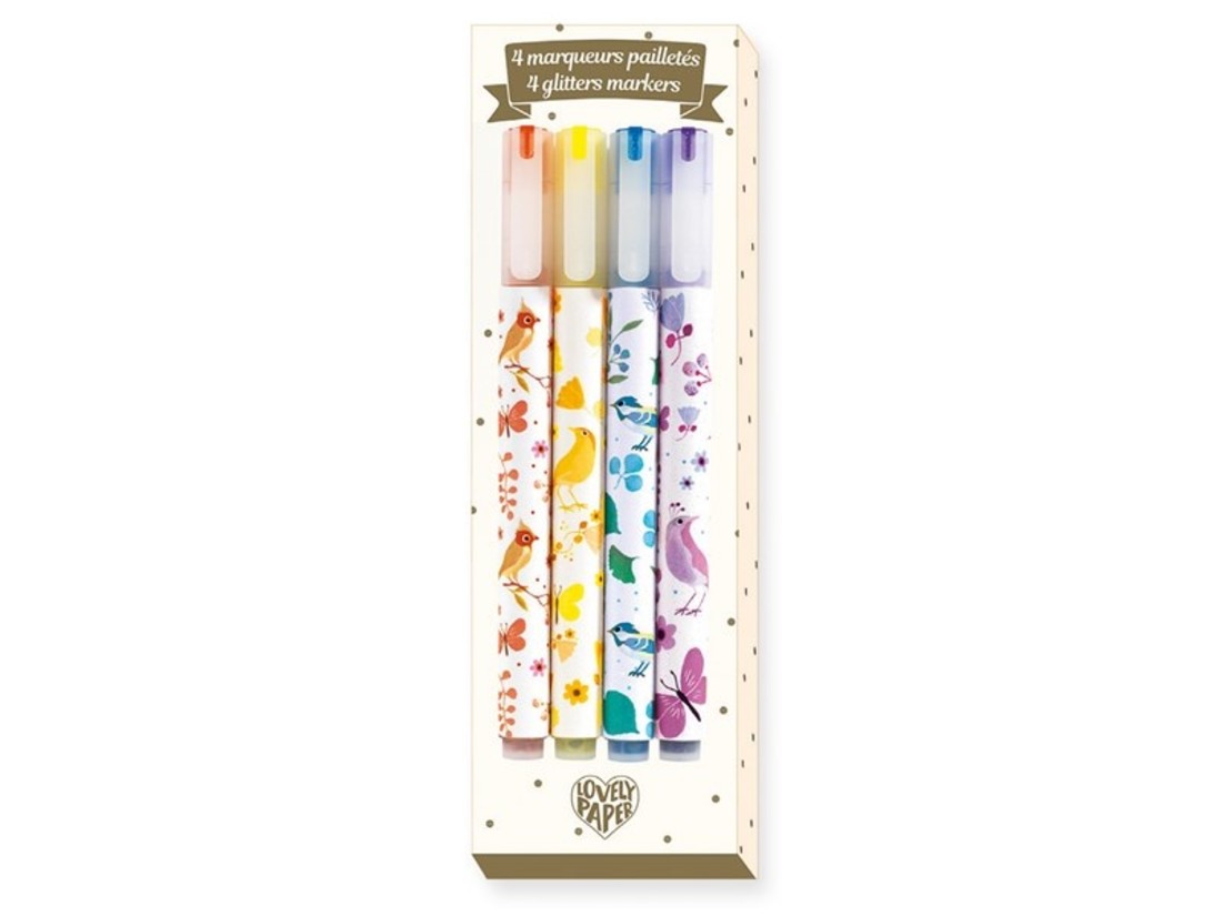 Djeco Marker-Set Glitzer «Tinou»