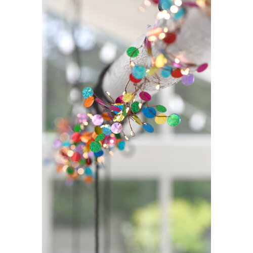 Lichterkette Konfetti Farbig
