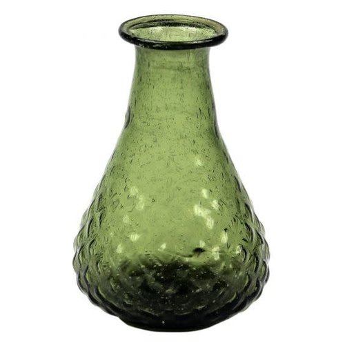 Glas Vase grün