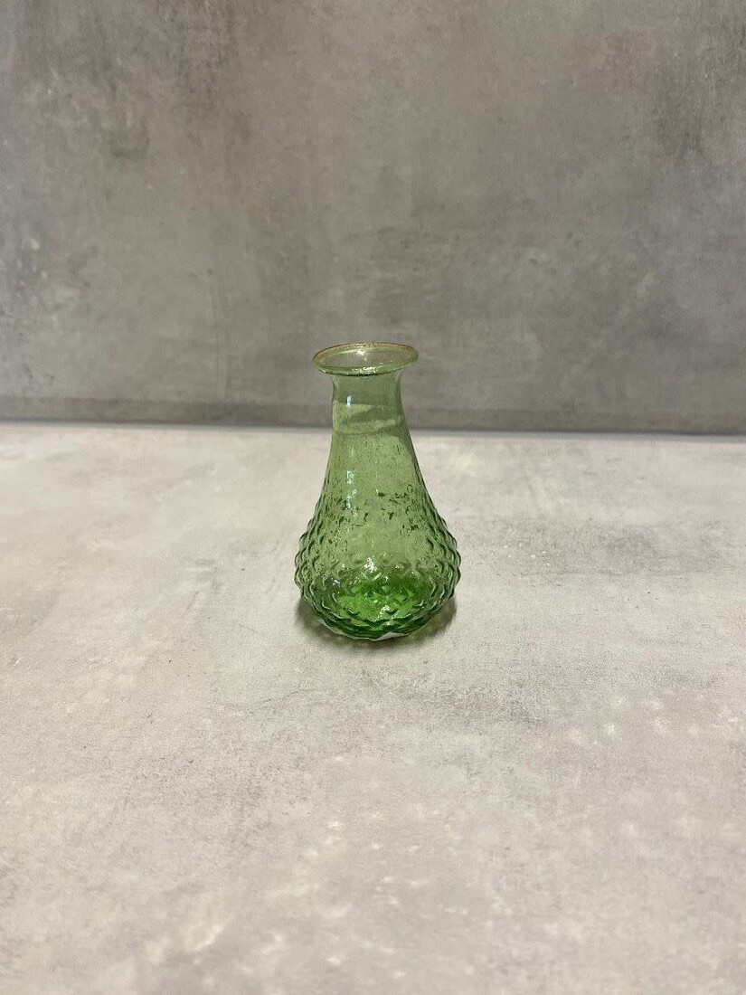 Glasvase hellgrün klein