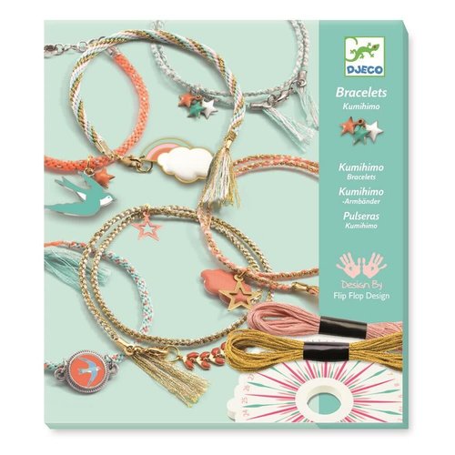 Djeco Armbänderset «Kumihimo» zum Selbermachen