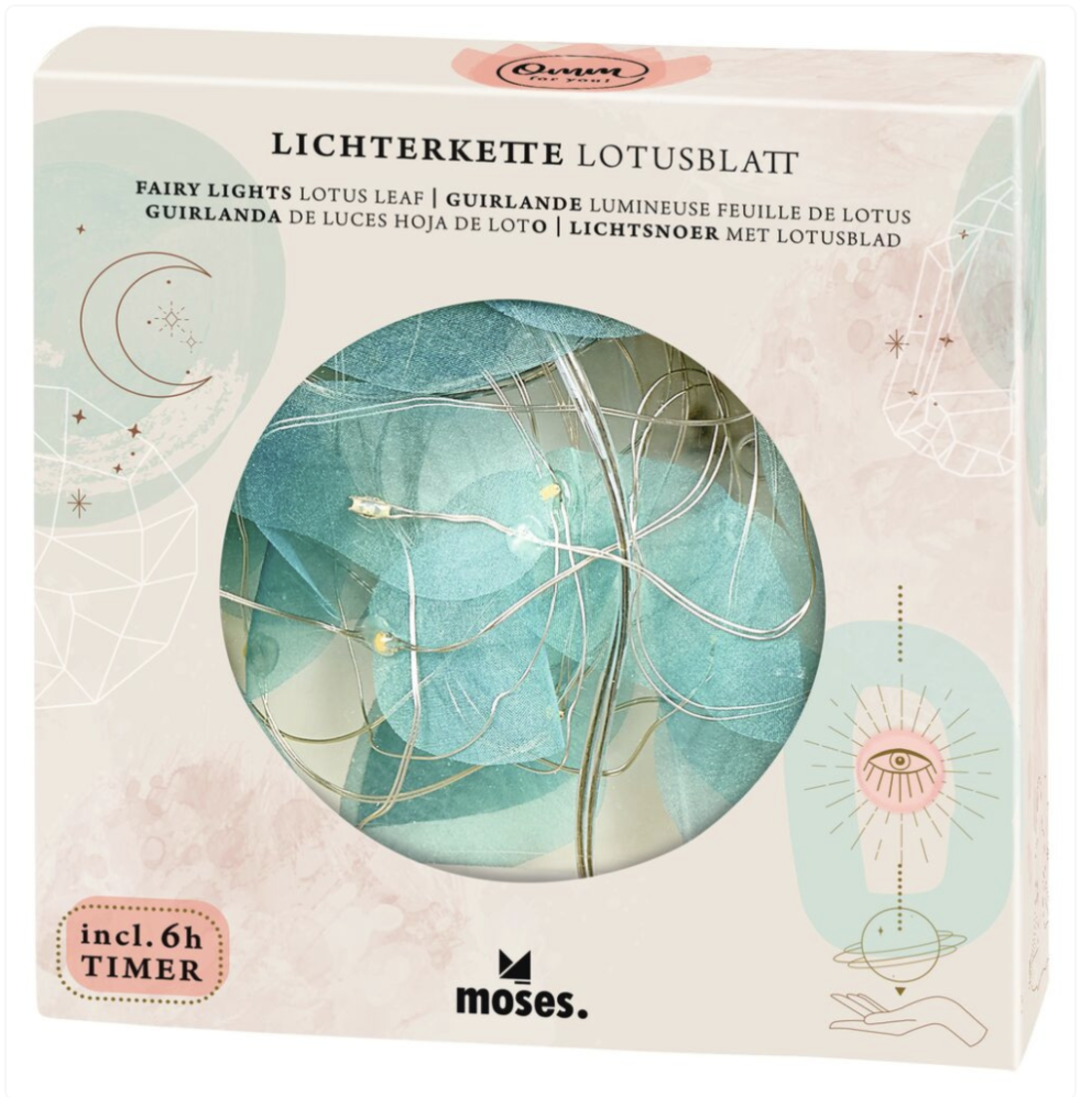 moses Lichterkette Lotusblatt