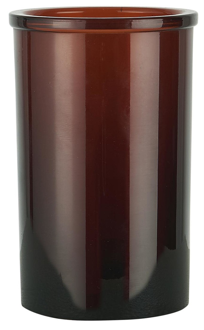 Zahnbecher Braunes Glas