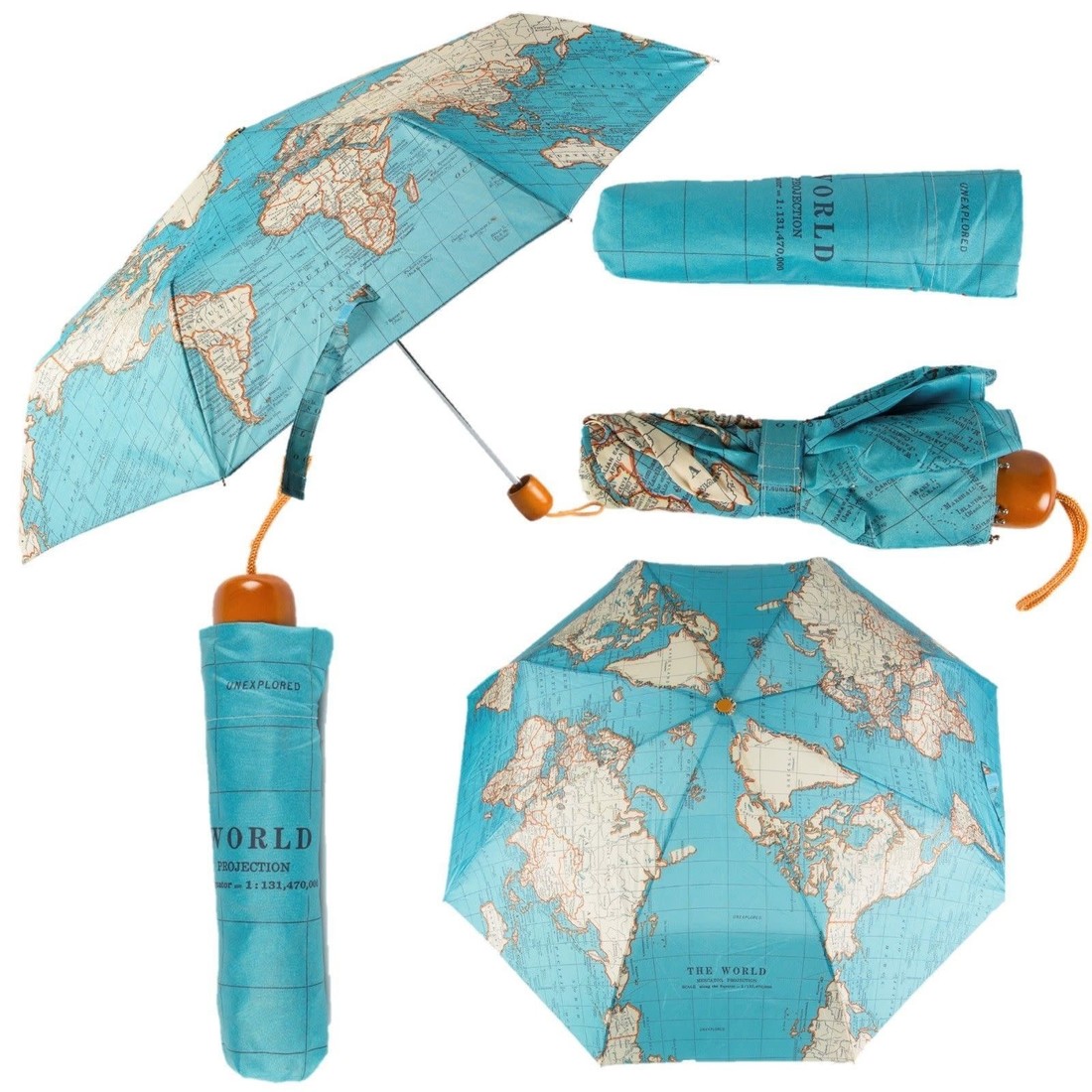 Regenschirm «Vintage Map»