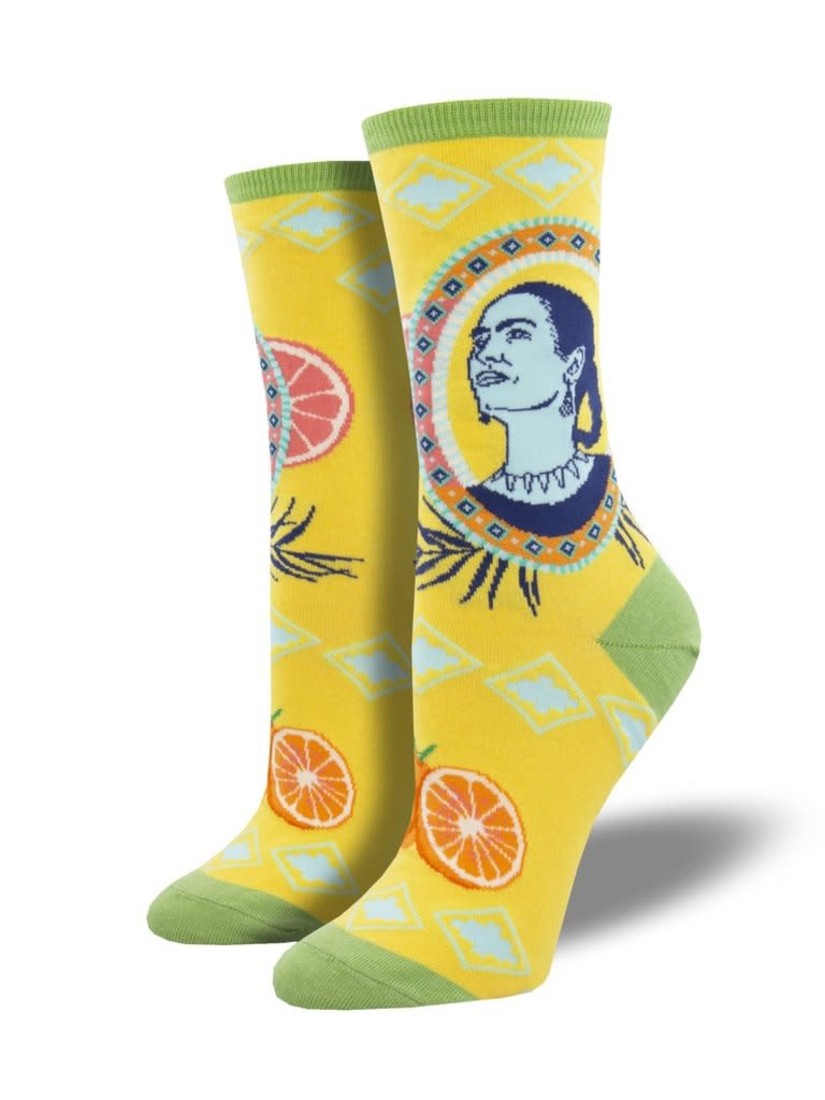 Damensocken «Frida Orange Yellow»