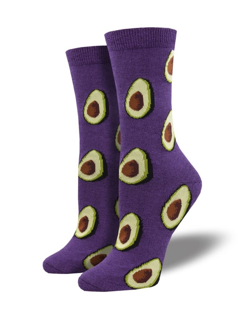 Socksmith Damensocken «Let's Guac About It Purple»