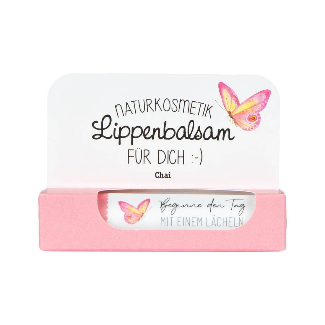 Lippenbalsam «Beginne jeden Tag mit einem Lächeln»