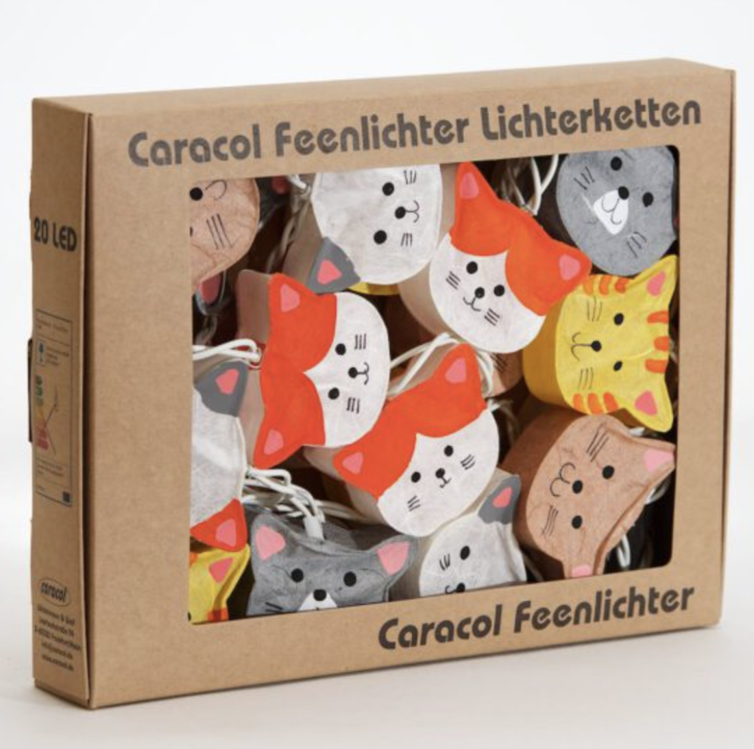 Caracol Lichterkette «Strassenkatze»