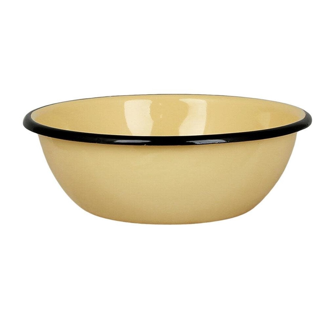 strömshaga Emailleschale vanillegelb 20cm