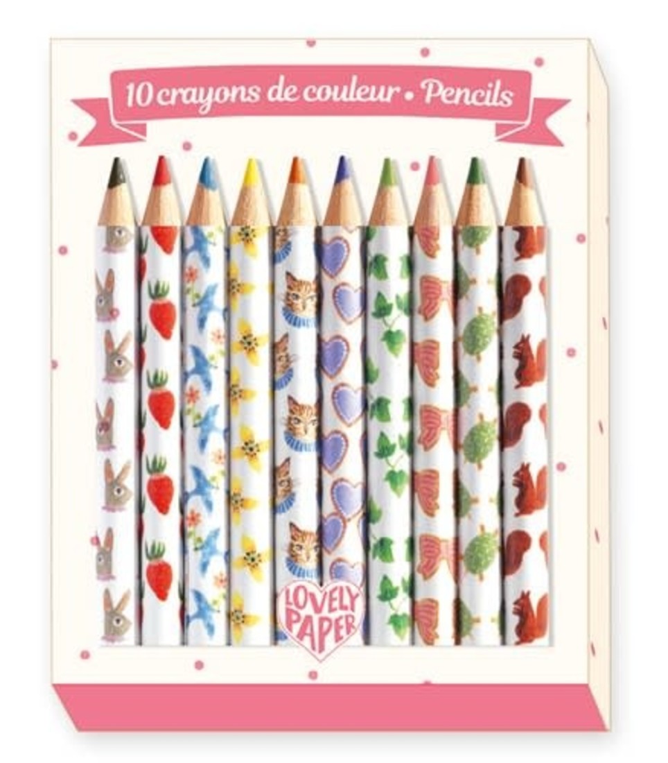 Djeco Mini Farbstifte «lovely»