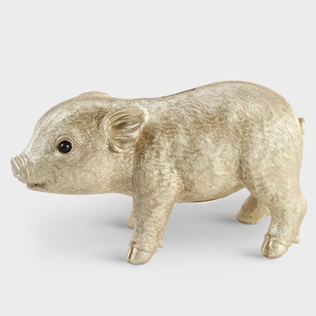 & klevering Sparkasse Schwein gold