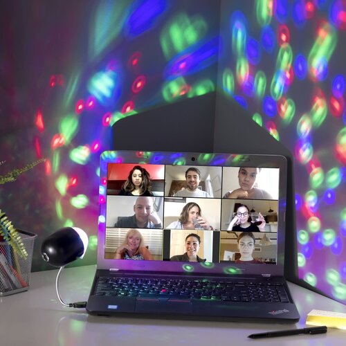 Kikkerland Partylicht USB Discokugel