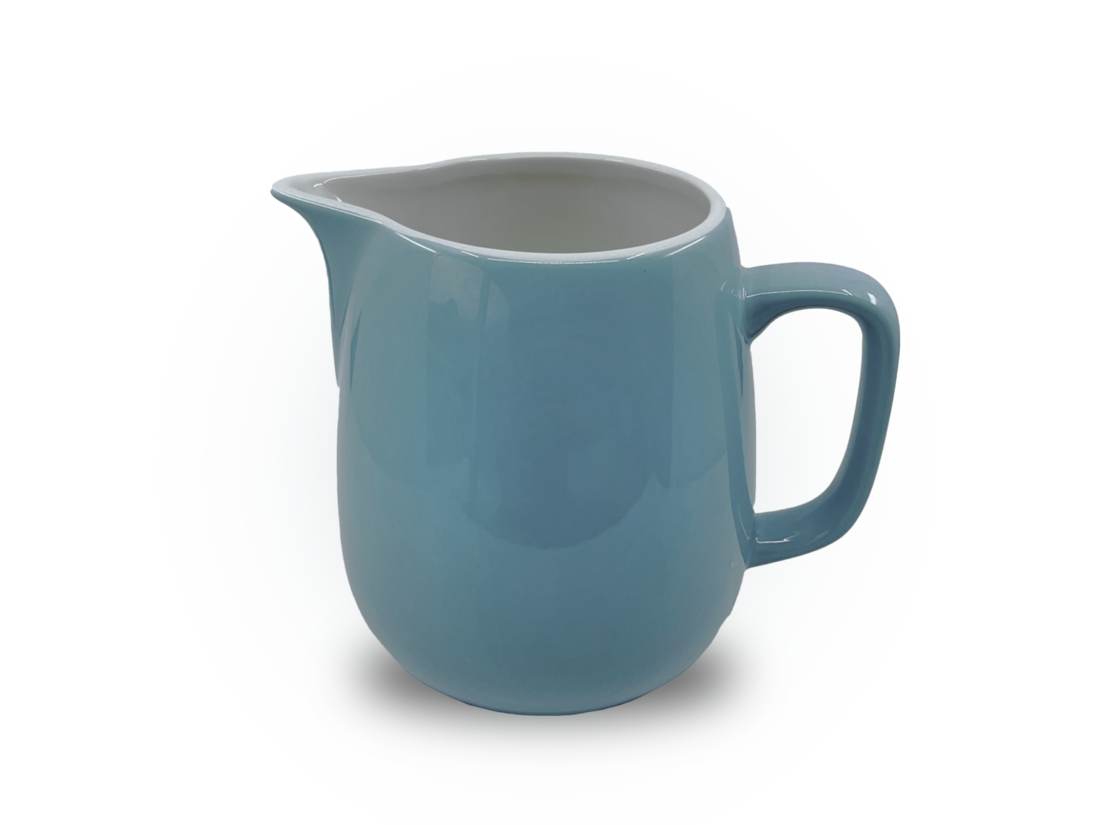 Rössler Porzellan Rössler Milchkrug 60s blau
