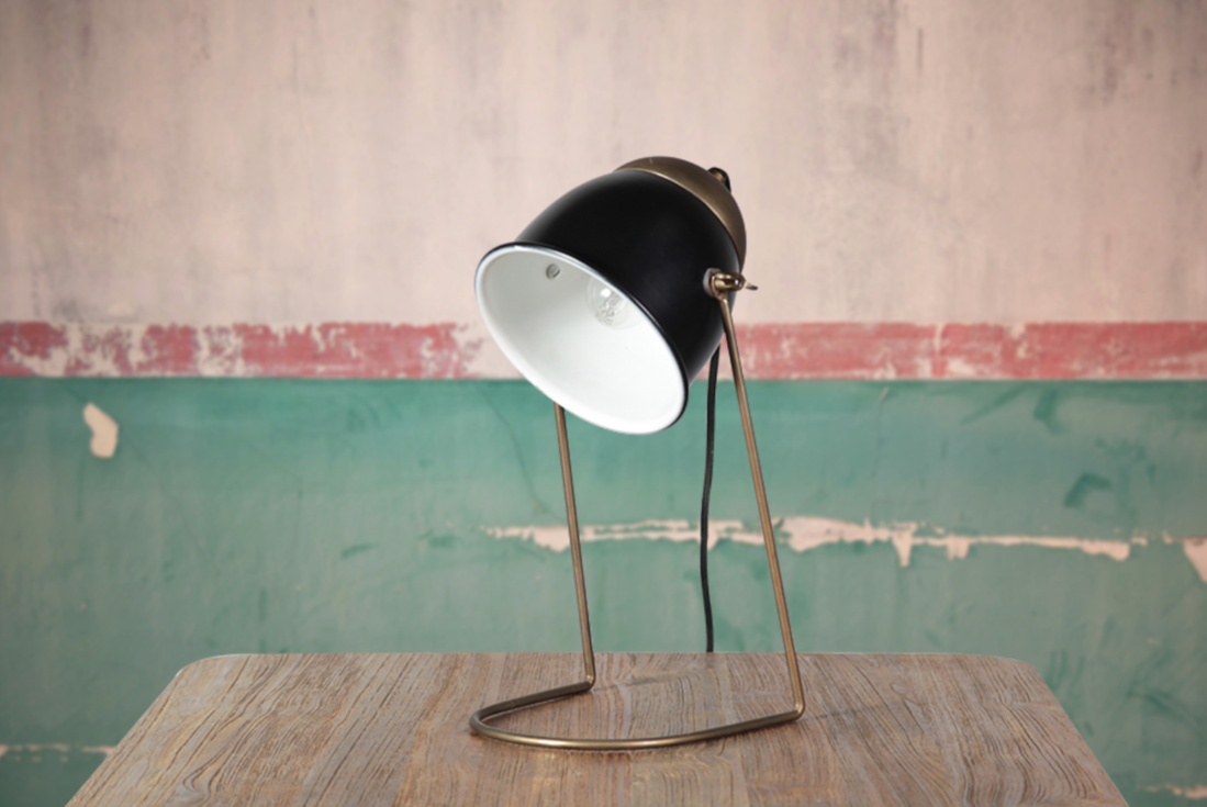 Designtischlampe «Gloss» schwarz