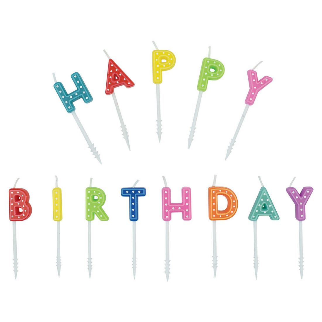 Legami Kerzen «Happy Birthday» polkadot