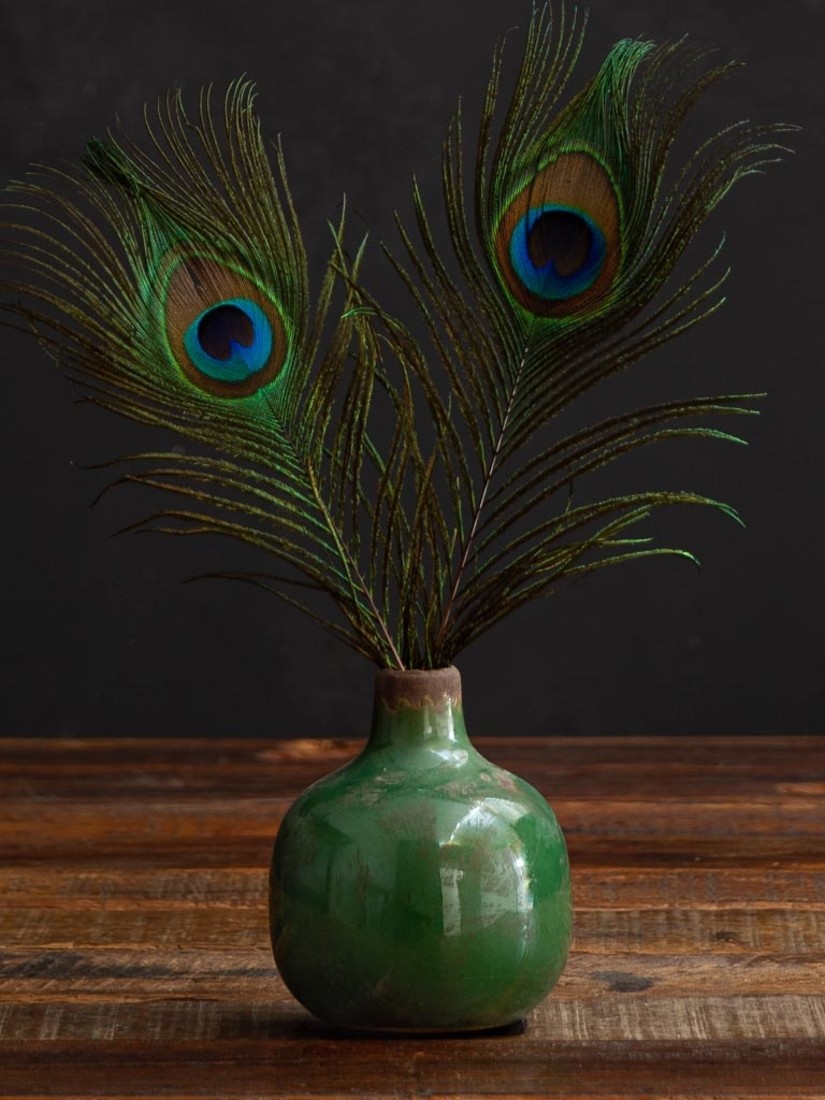 Keramikvase grün