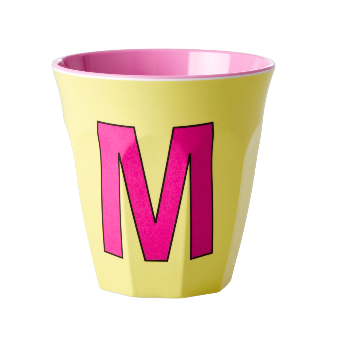 Rice Melaminbecher M gelb