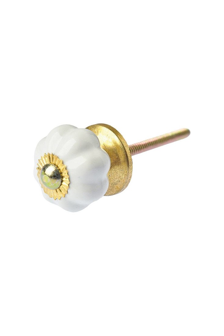 Tranquillo Knauf Blume weiss Keramik
