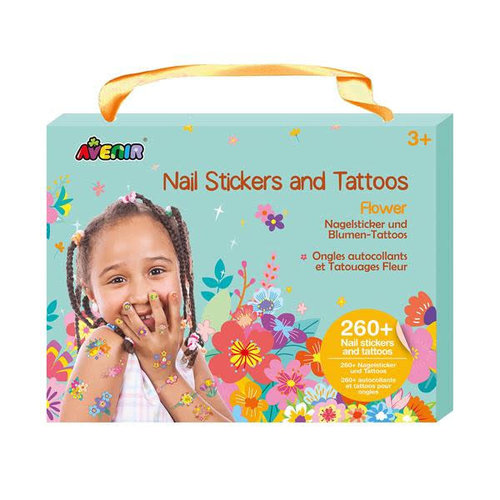 AVENIR Nagelsticker & Tattoos «Flowerpower»