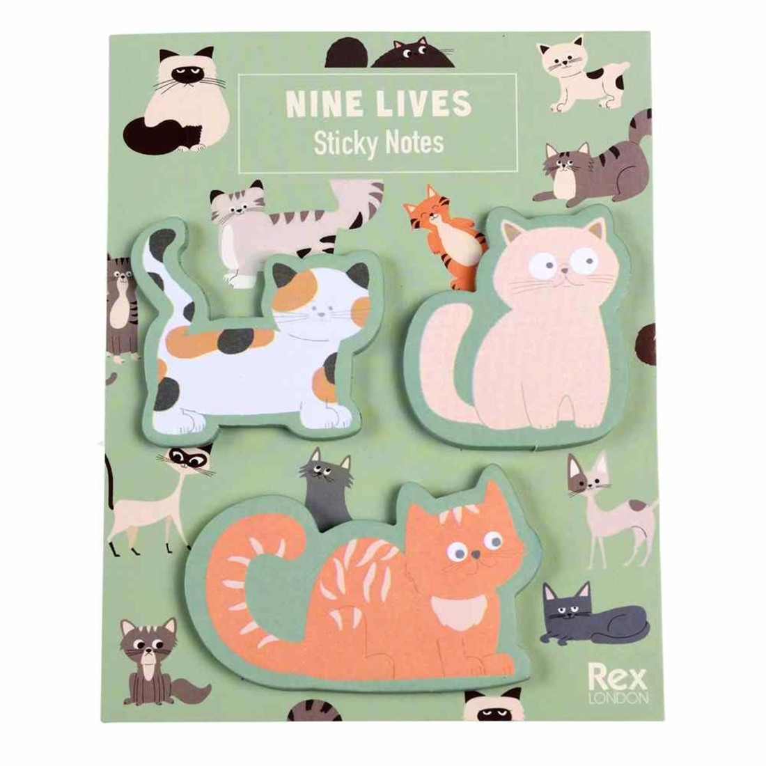 Rex International Notizblock Katzen